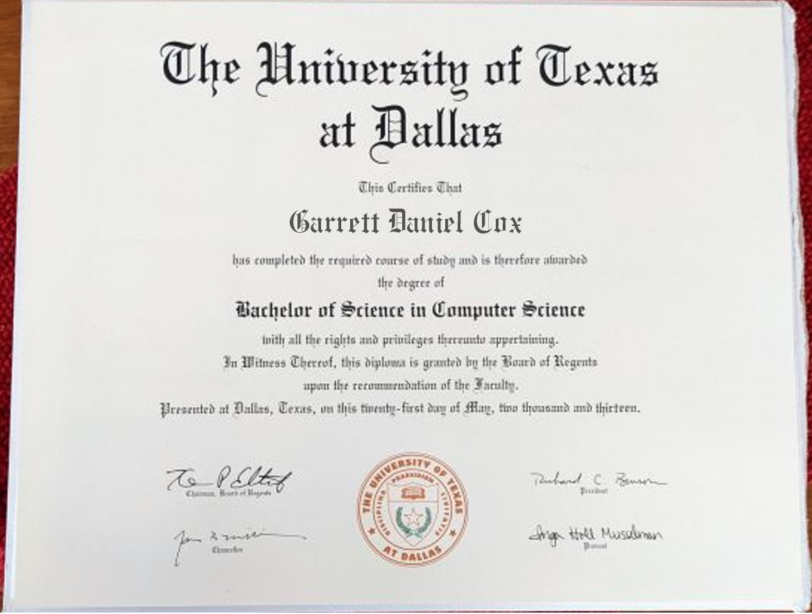 Bachelor's degree